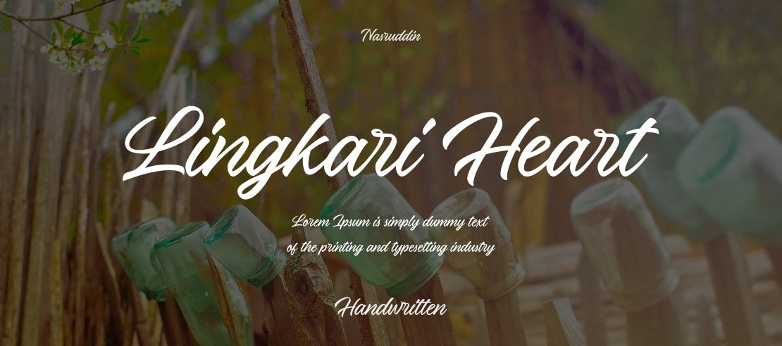 Lingkari Heart Font