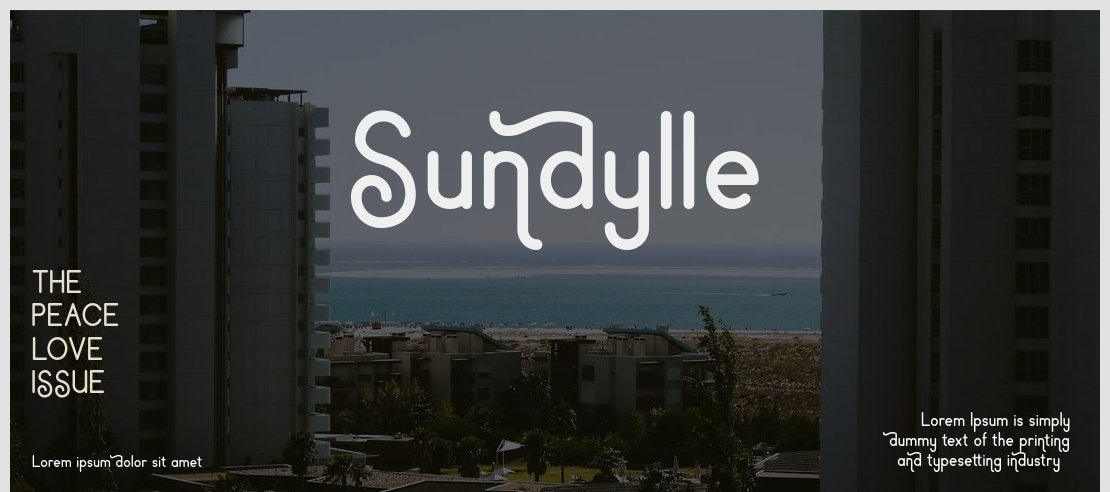 Sundylle Font