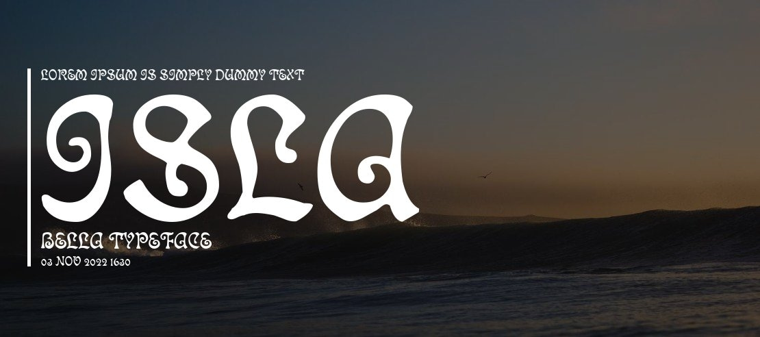 Isla Bella Font