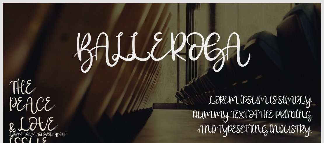 Balleroga Font