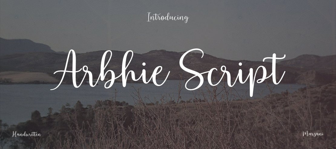 Arbhie Script Font