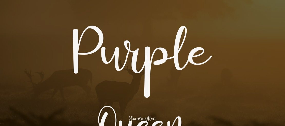 Purple Queen Font