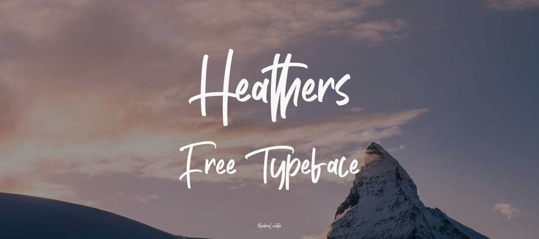 Heathers Free Font