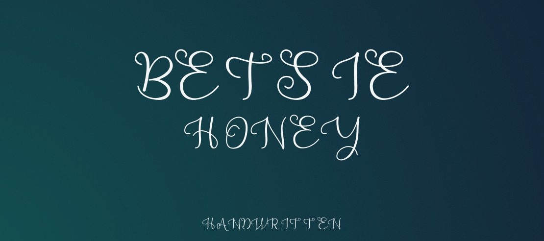 betsie honey Font