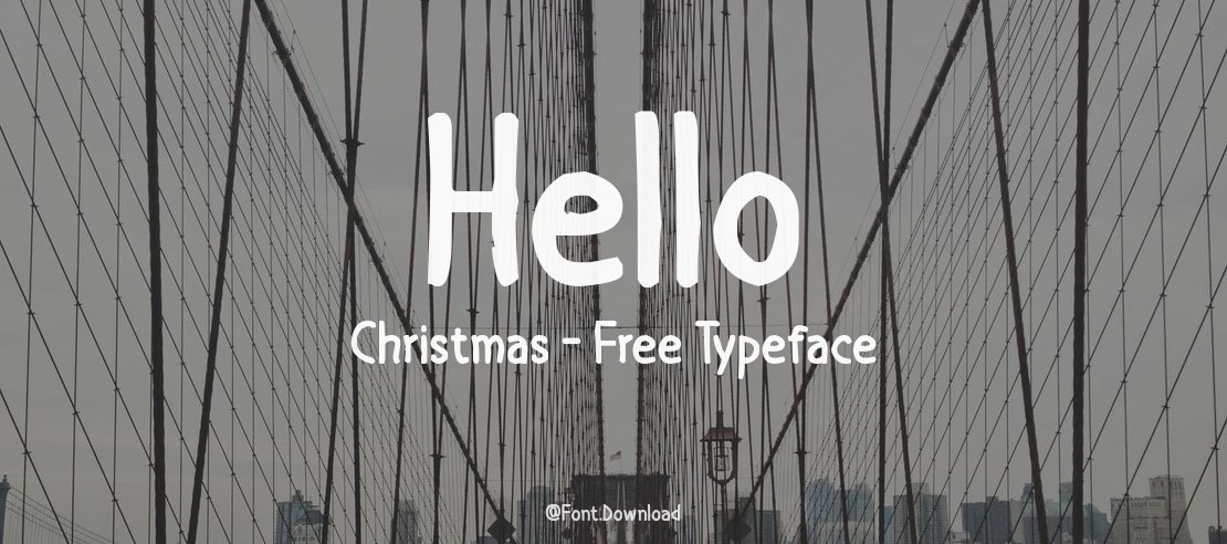 Hello Christmas - Free Font