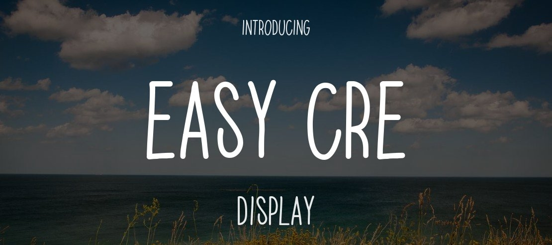 easy cre Font