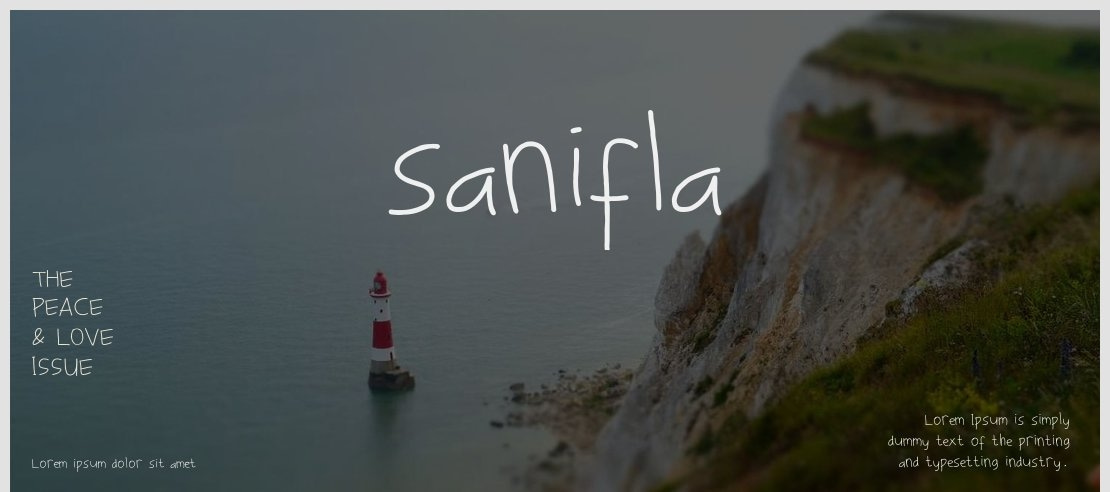 sanifla Font