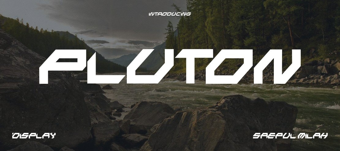 PLUTON Font