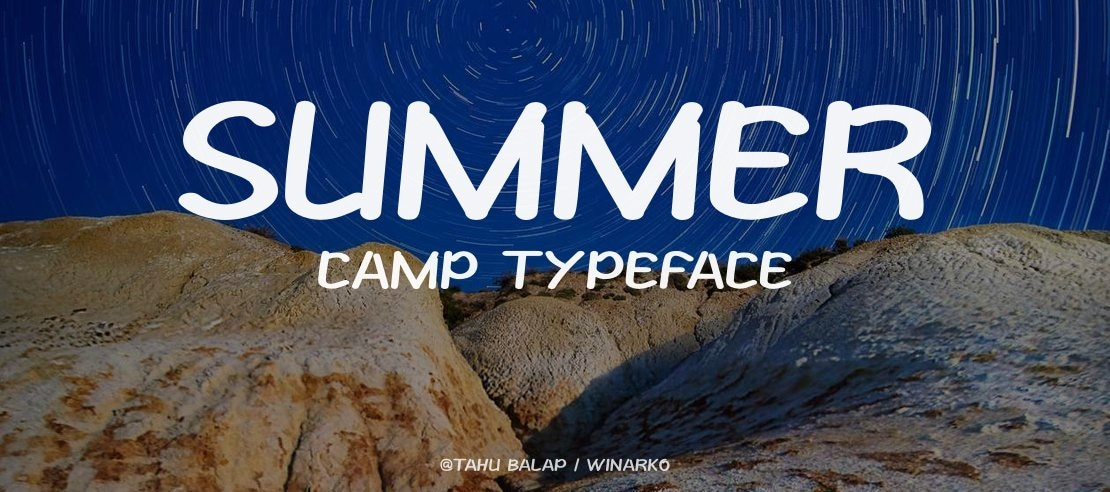Summer Camp Font