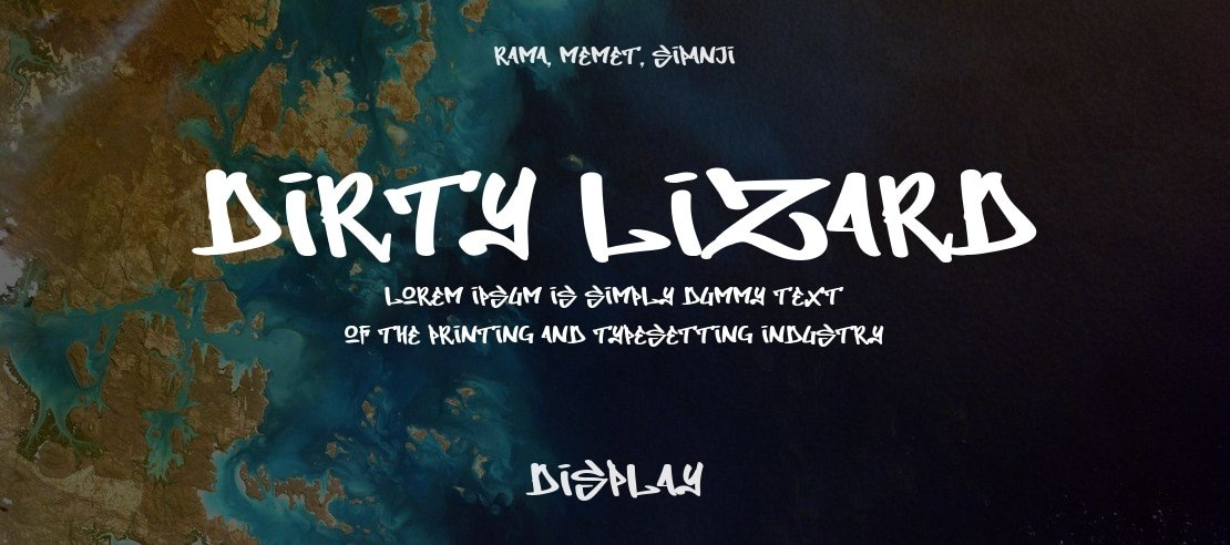 Dirty Lizard Font