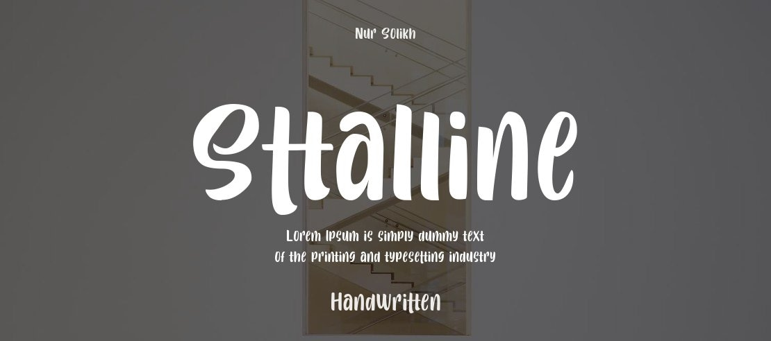 Sttalline Font