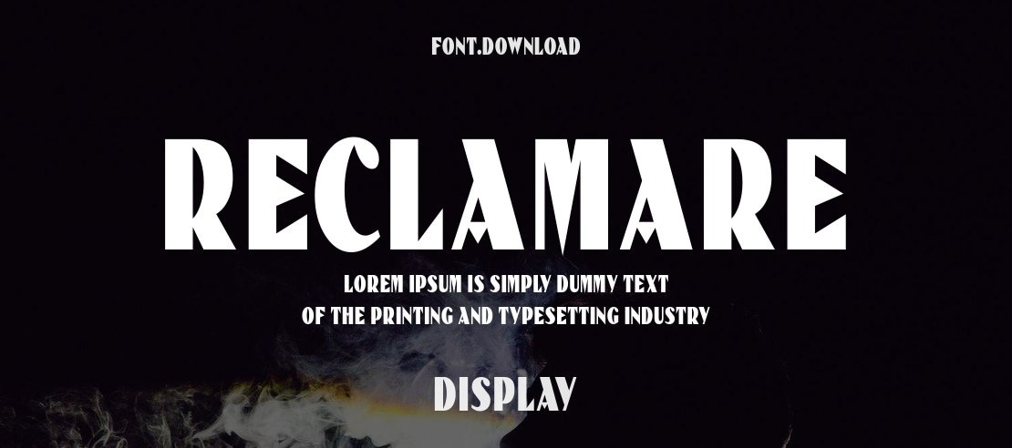 Reclamare Font