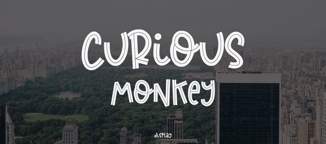 curious monkey Font