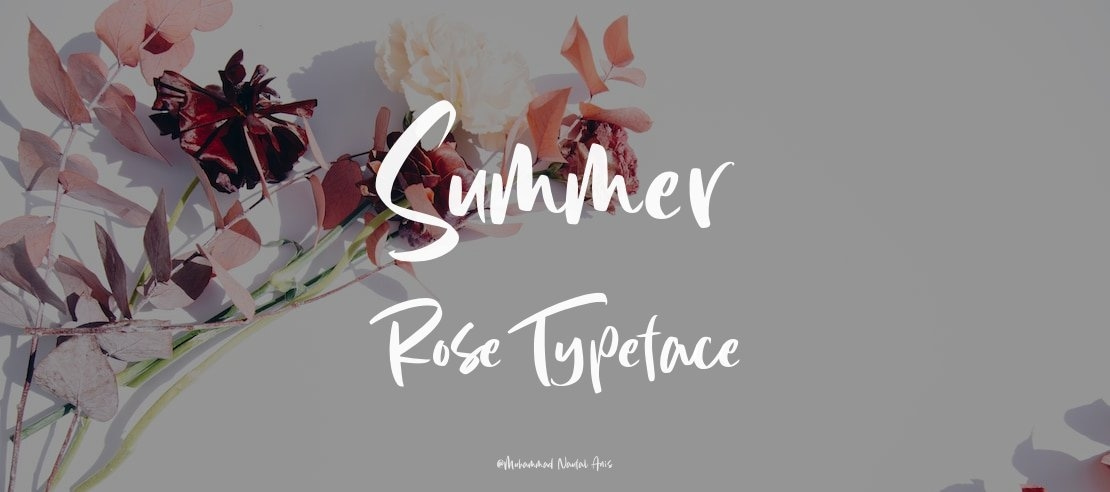 Summer Rose Font