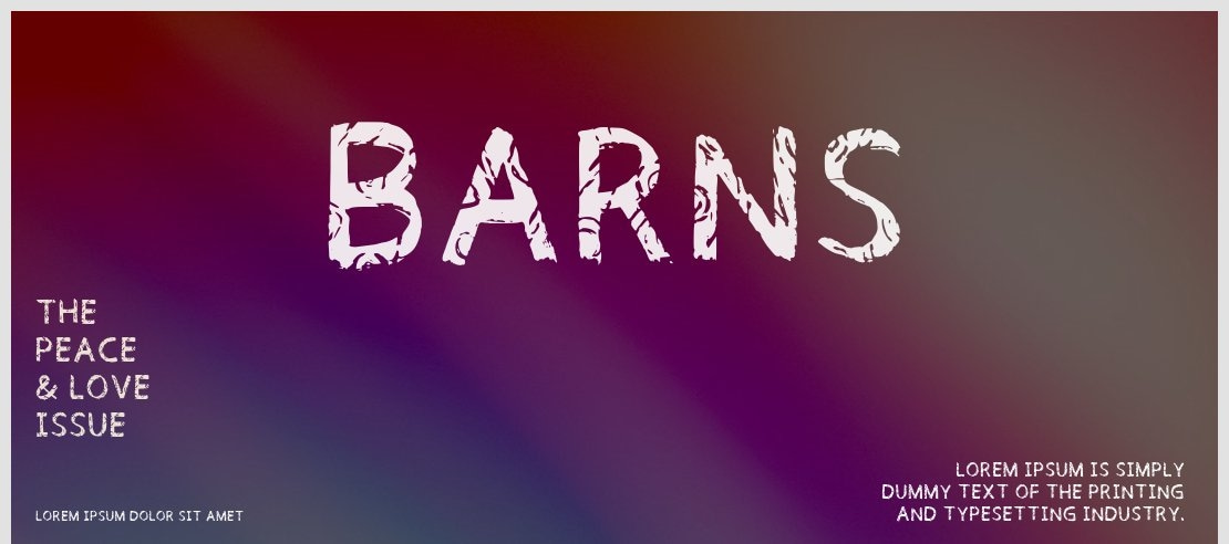 Barns Font