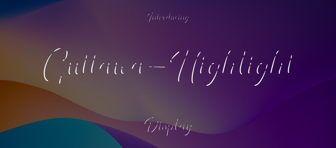 Guttawa-Highlight Font Family