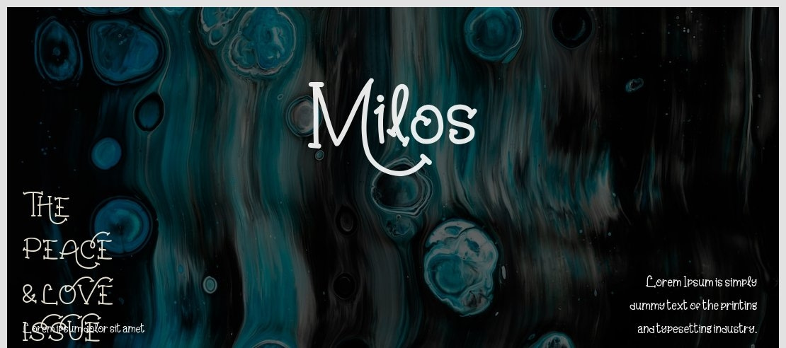 Milos Font