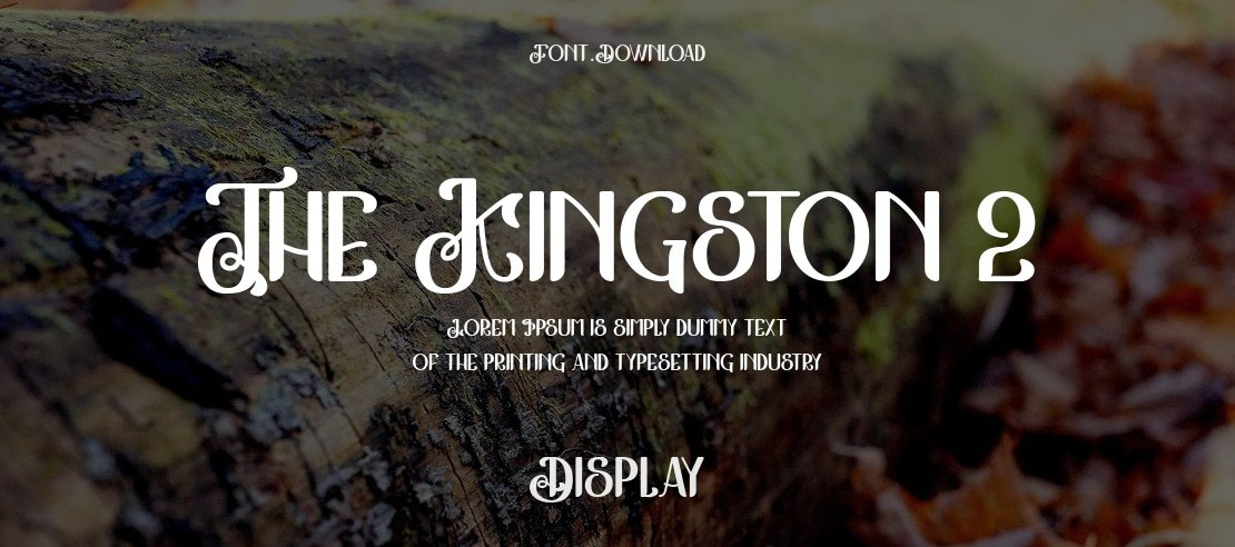 The Kingston 2 Font Family