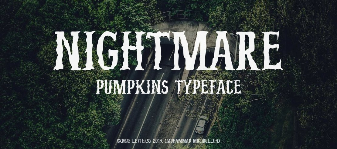 Nightmare Pumpkins Font