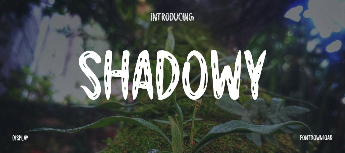 Shadowy Font