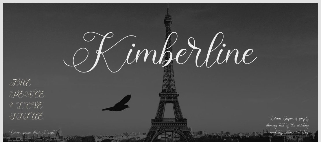 Kimberline Font