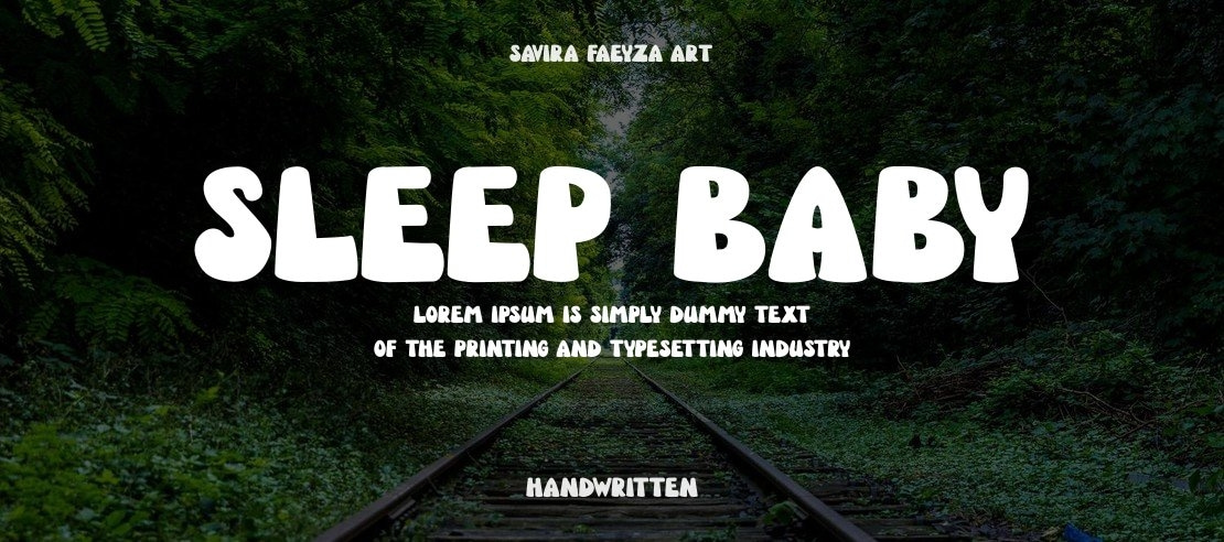 Sleep Baby Font