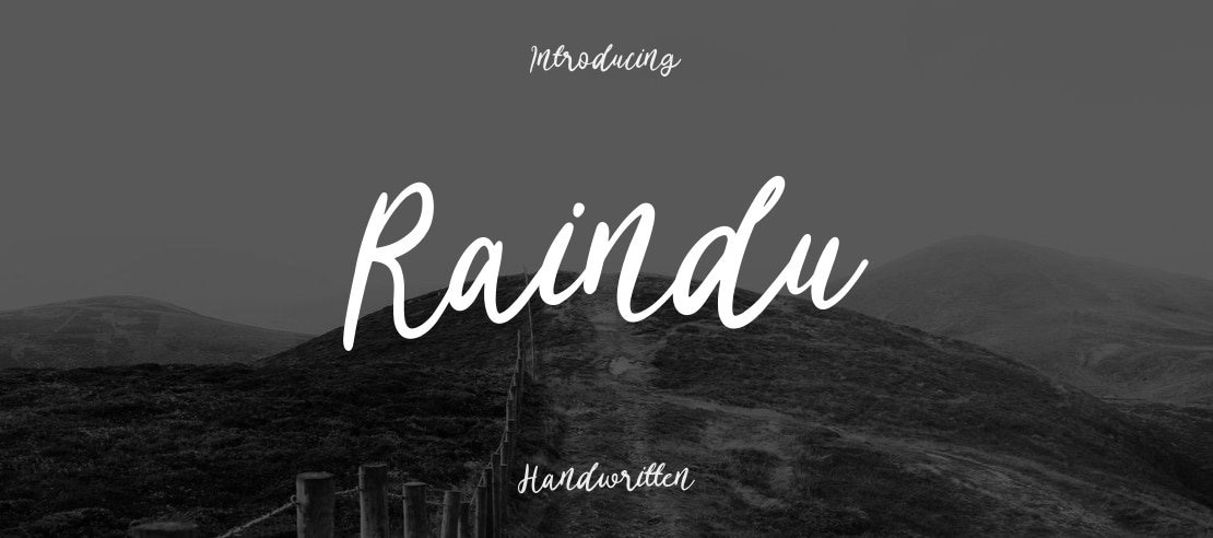 Raindu Font