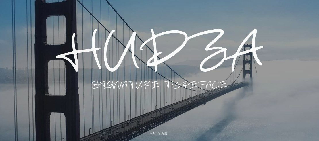 Hudza Signature Font