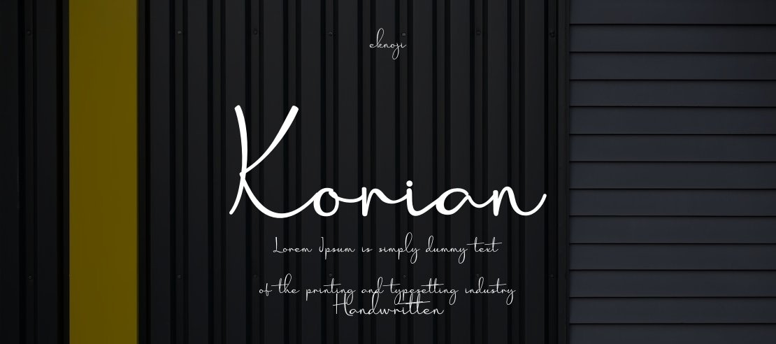 Korian Font