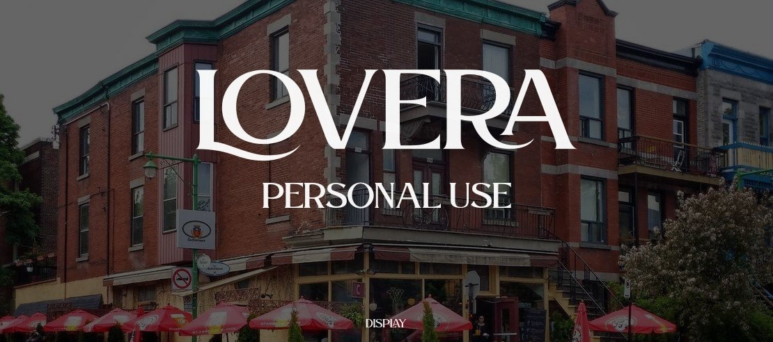 Lovera Personal Use Font