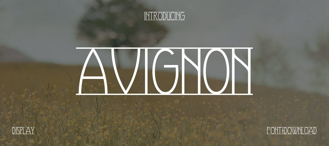 Avignon Font