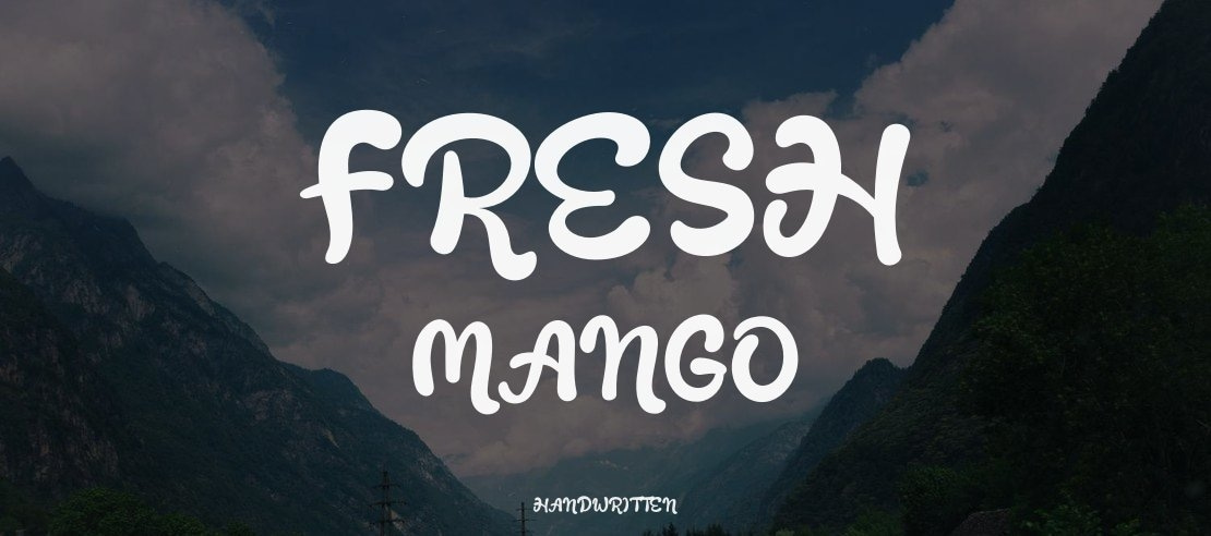 Fresh Mango Font