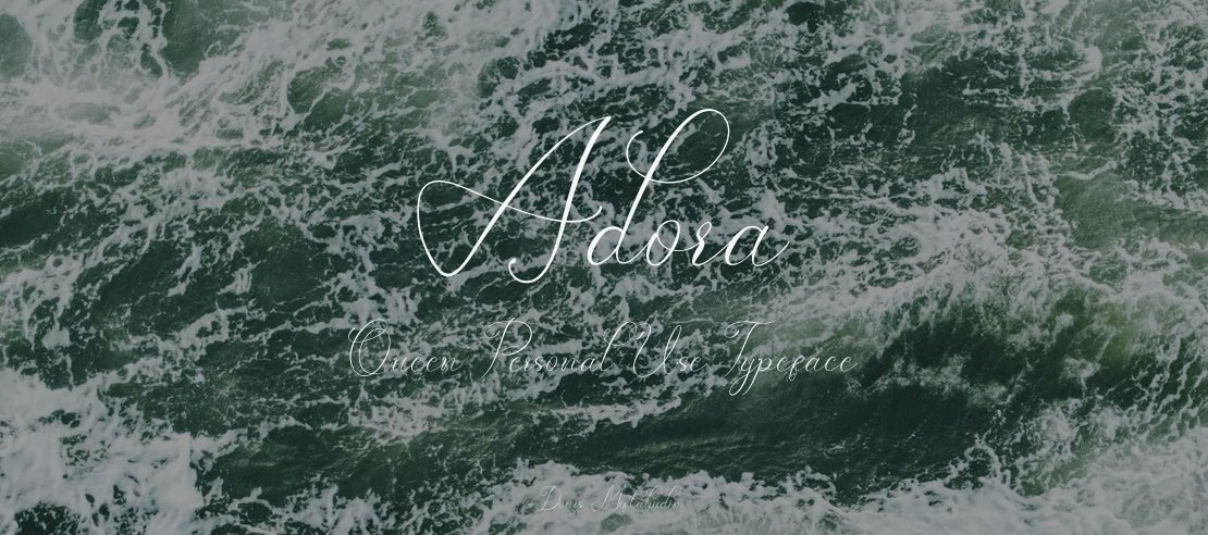 Adora Queen Personal Use Font