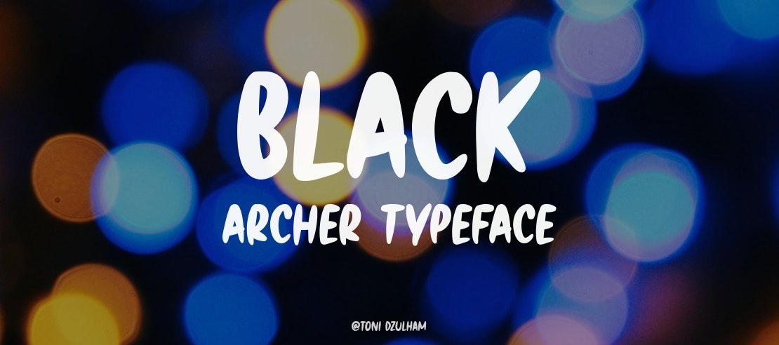 Black Archer Font Family