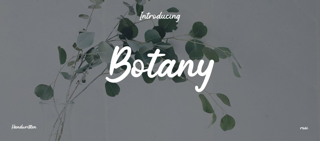 Botany Font