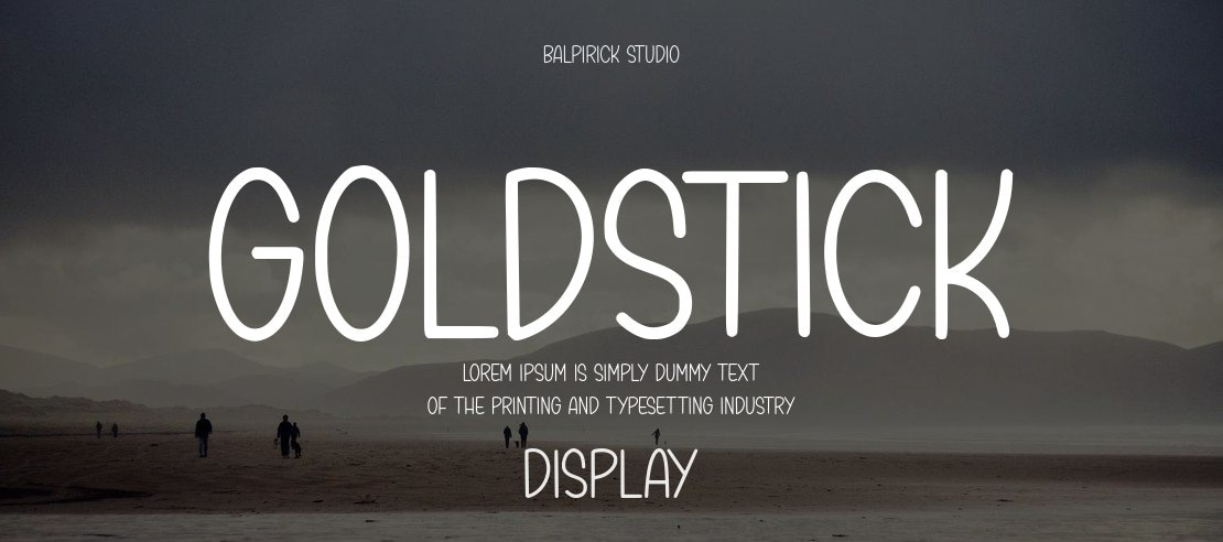 GOLDSTICK Font