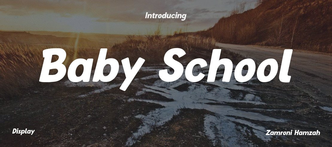 Baby School Font