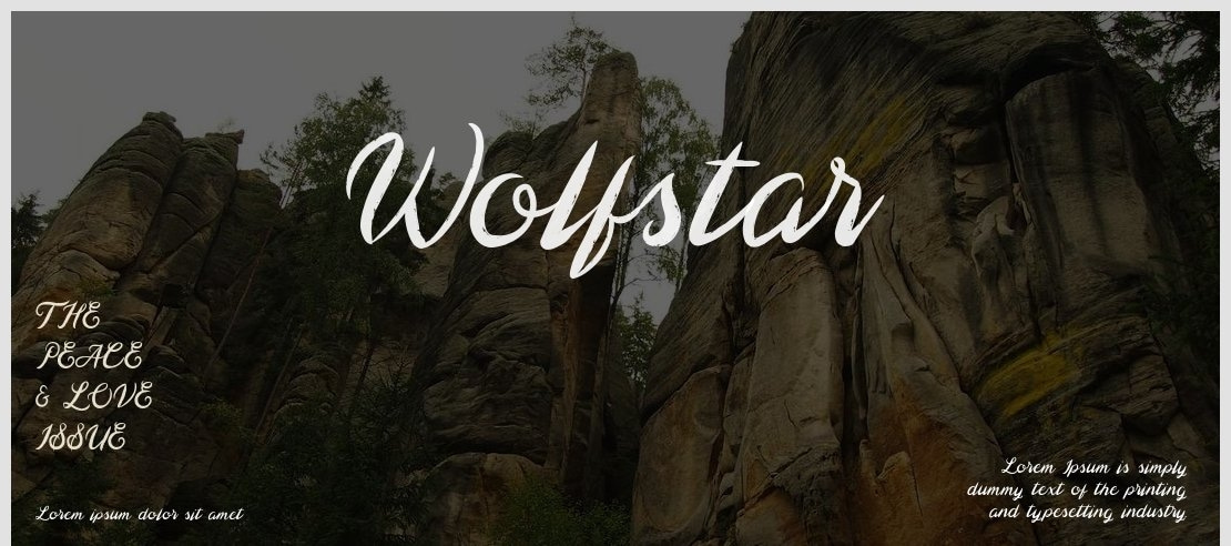 Wolfstar Font