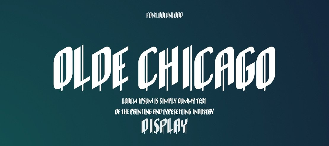 Olde Chicago Font