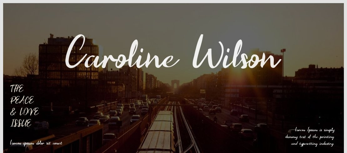 Caroline Wilson Font