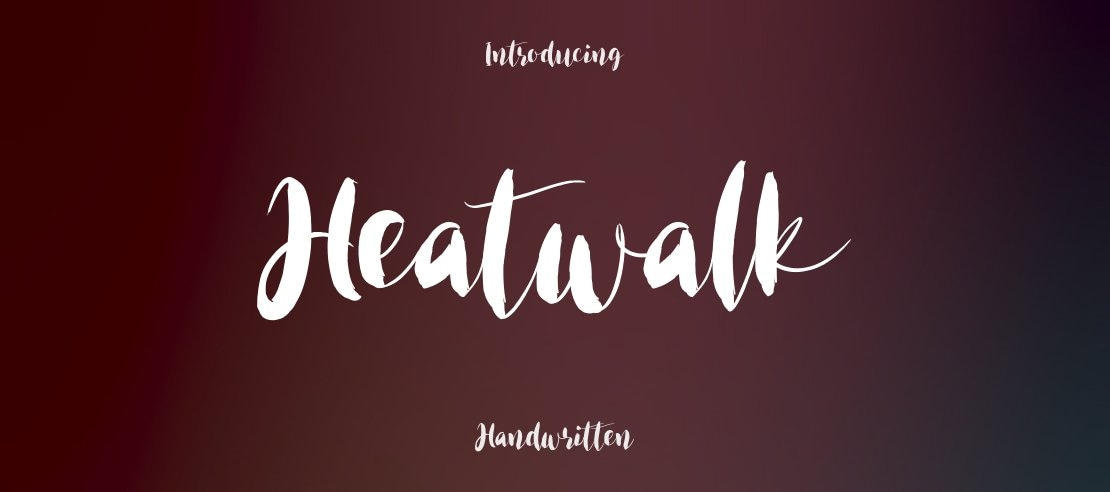 Heatwalk Font