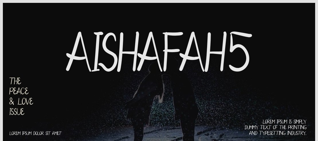 Aishafah5 Font