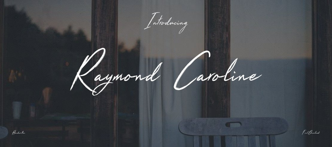 Raymond Caroline Font