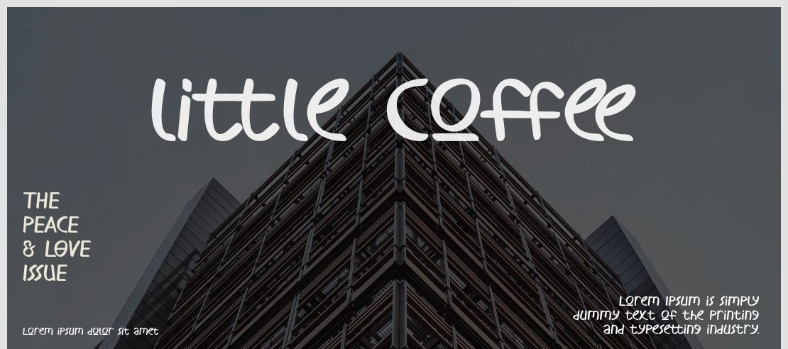 little coffee Font
