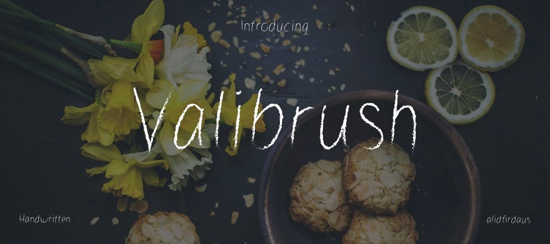 Valibrush Font