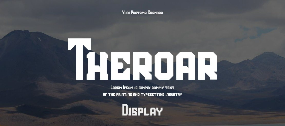 Theroar Font Family