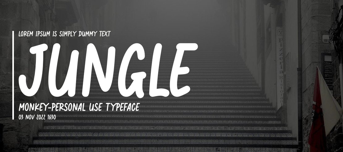 Jungle Monkey-Personal Use Font