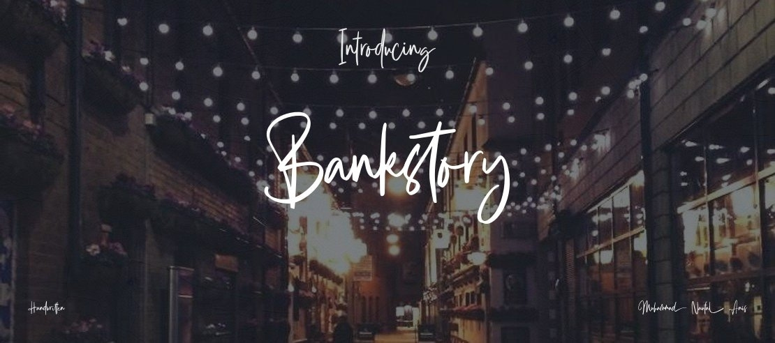 Bankstory Font