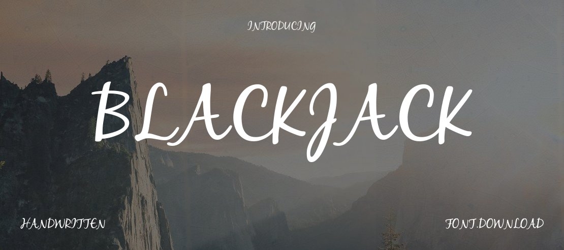 BlackJack Font