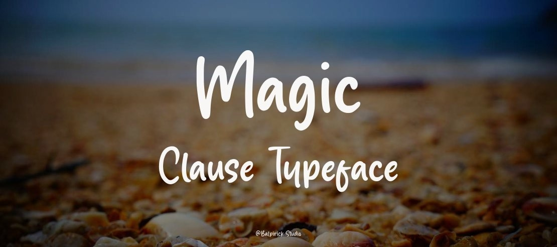 Magic Clause Font